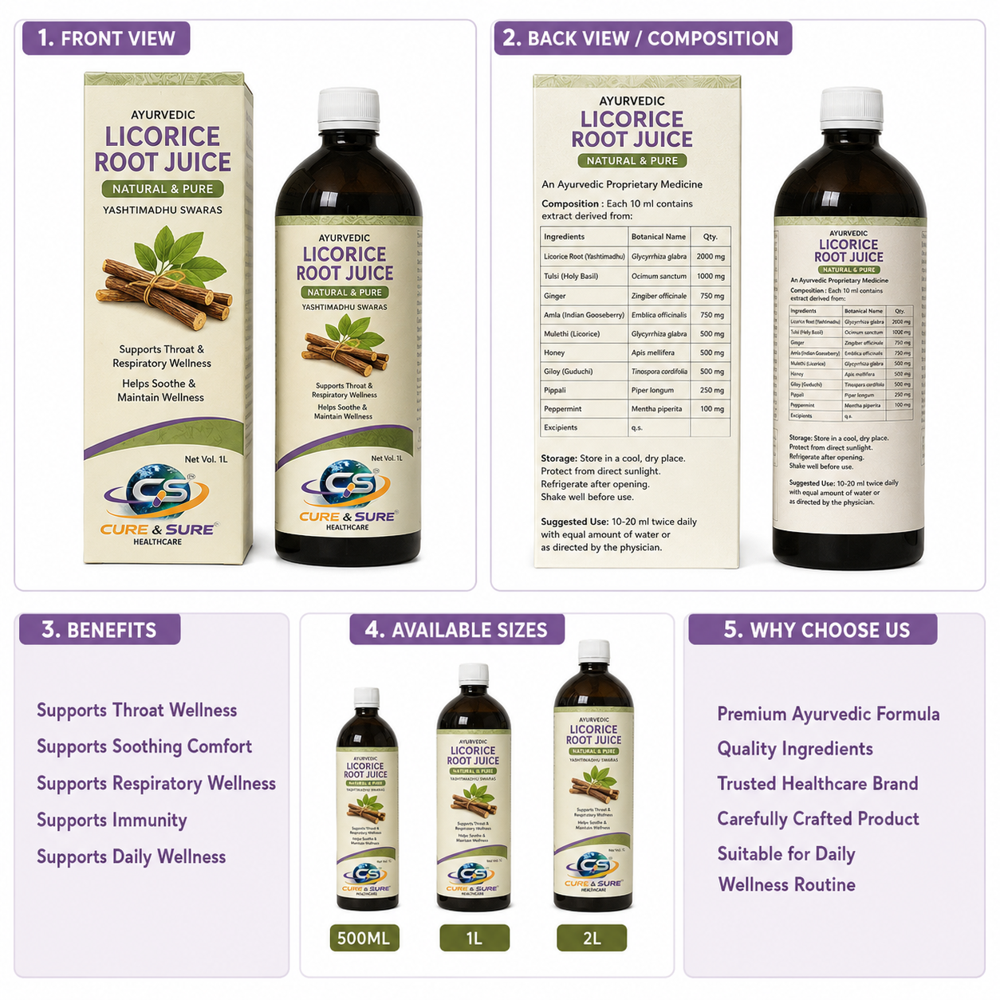 Ayurvedic Licorice Root Juice Third Party Manufacturing