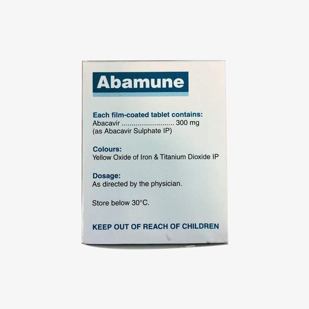 Abamune 300 Tablets - Ingredients: Abacavir