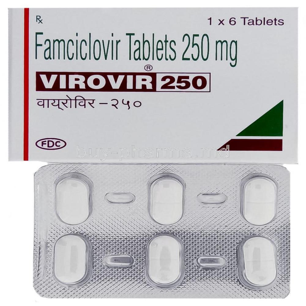 Virovir 250 Mg Tablets