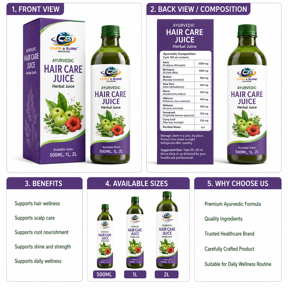 Ayurvedic Hair Care Juice Third Party Manufacturing