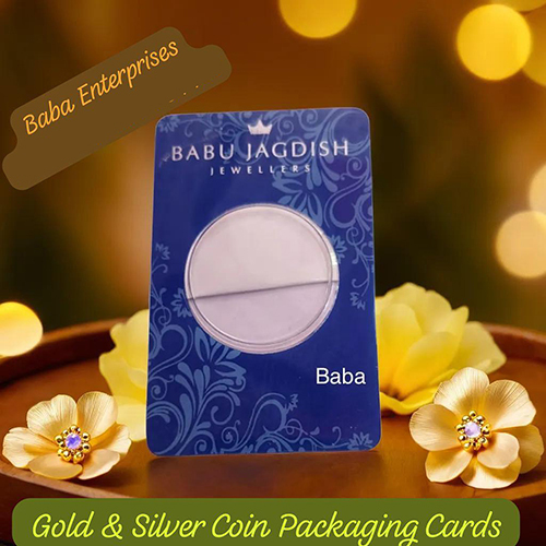 Gold and Silver Coin Packaging Cards