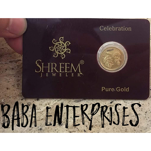 Pure Gold Coin Packaging Card
