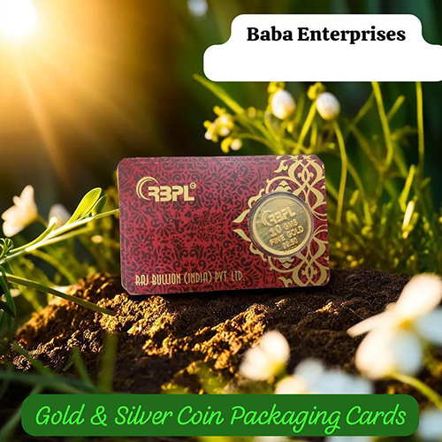 10 GM Gold Coin Packaging Card