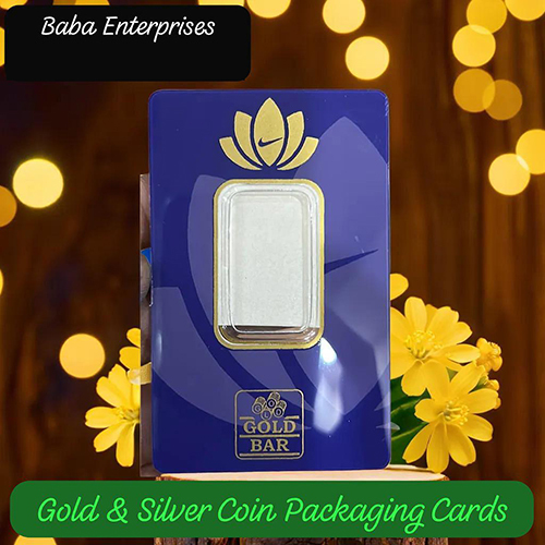 Gold  Packaging Cards