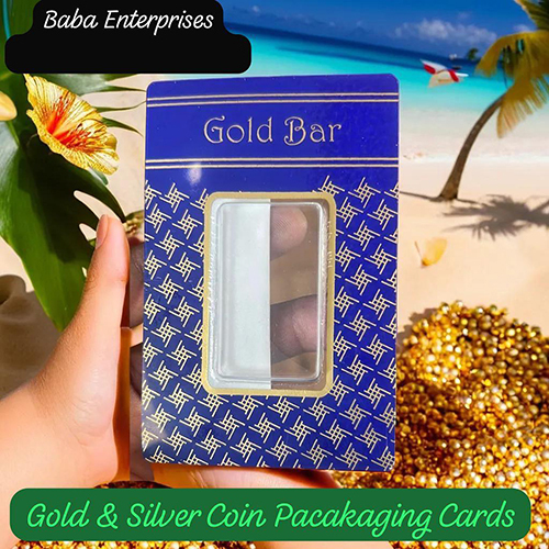 Gold  Packaging Cards