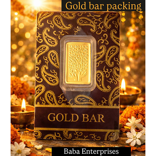 Gold  Packaging Cards