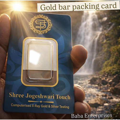 Gold  Packaging Cards