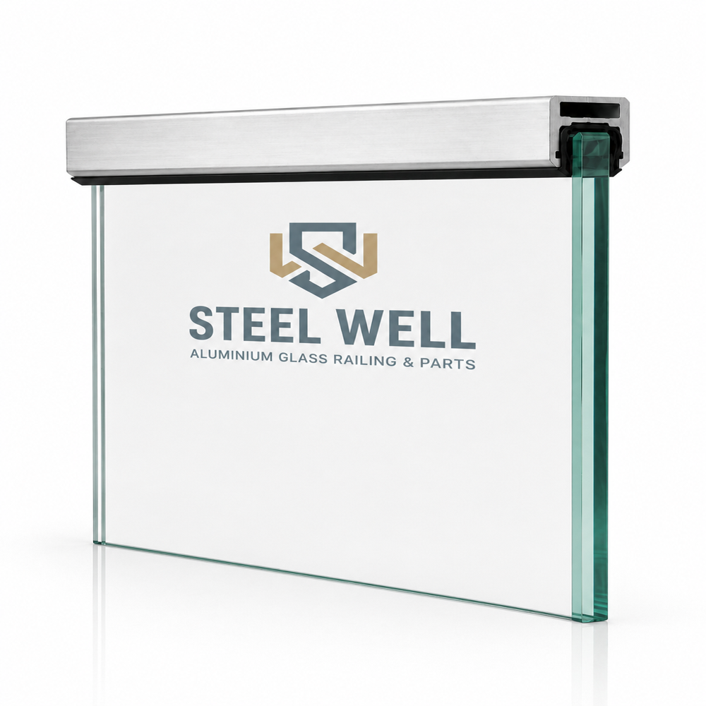 Aluminium powder coating railig, 25 x 25 mm Square Pipe with Commercial Feri