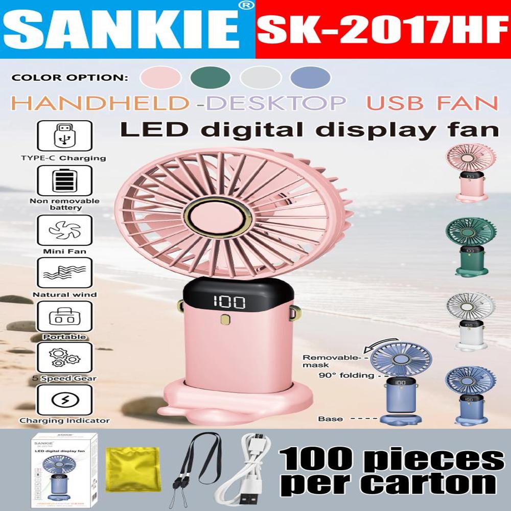 SANKIE RECHARGEABLE FAN SK-2017HF