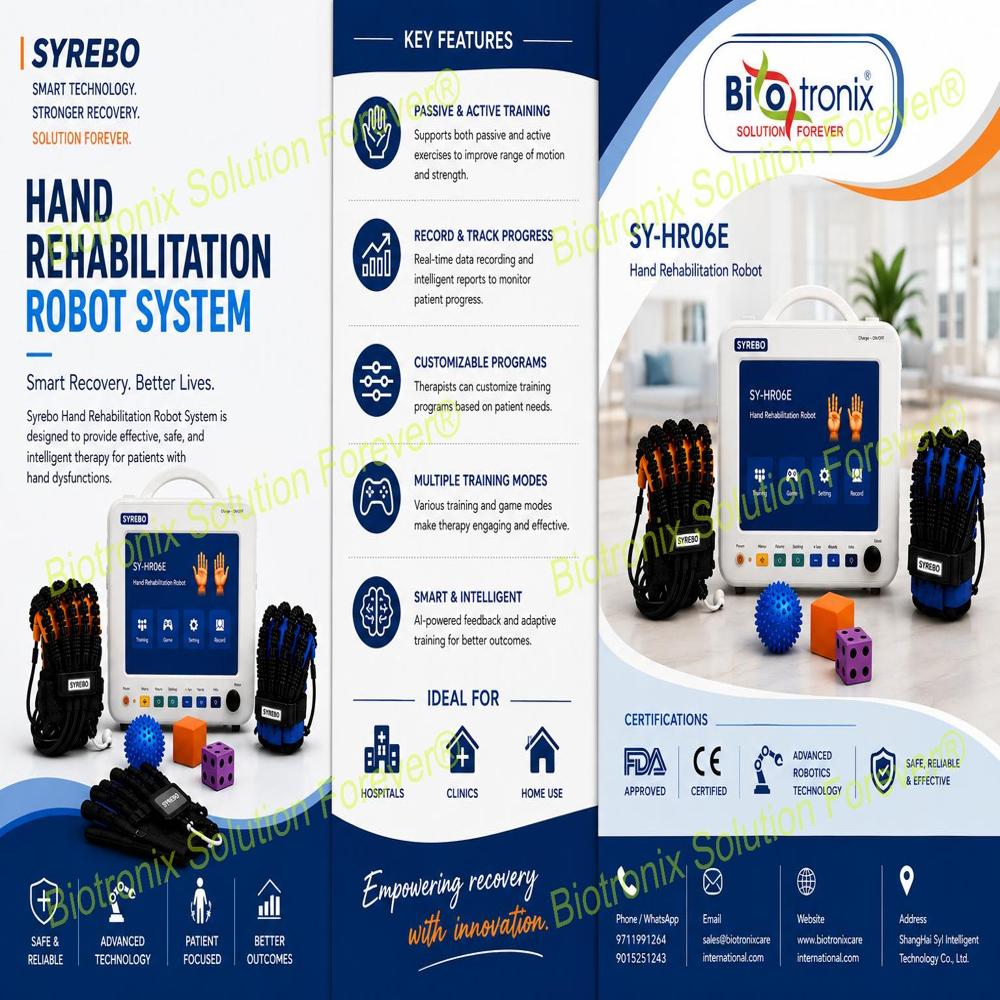 Stroke Recovery Hand Therapy Glove With Robotic Assistance