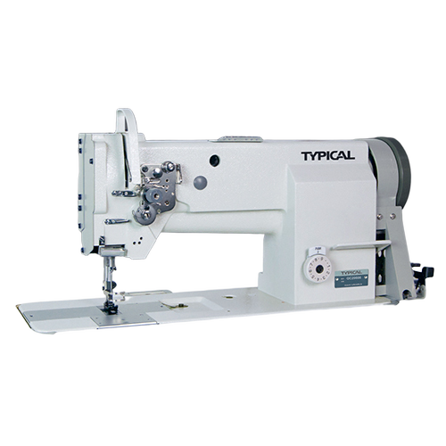 Typical Gc-20606 Double Needle Swing Machine - Color: White/Grey
