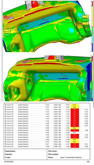 3D Inspection Scanning Service - Metal, Plastic, Composite, Rubber, Castings, 0.01 mm Accuracy | Laser/Optical 3D Scanning, High-Density Point Cloud, Color Map Deviation Report