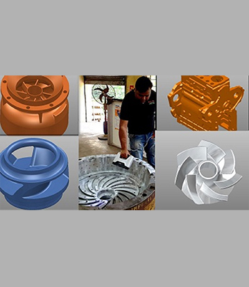 Reverse Engineering Scanning Service - 0.01 mm Accuracy, Small to Large Components, 3D CAD Models and Inspection Reports