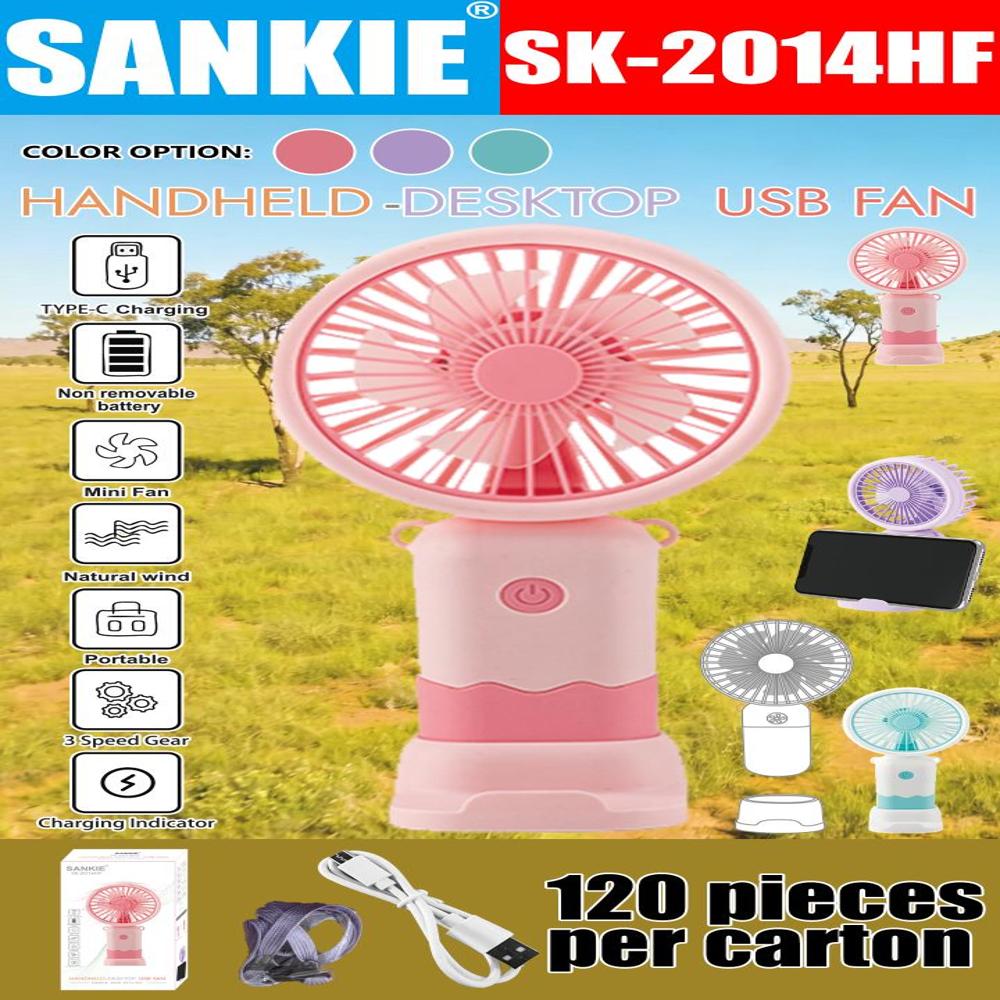 SANKIE RECHARGEABLE FAN SK-2014HF