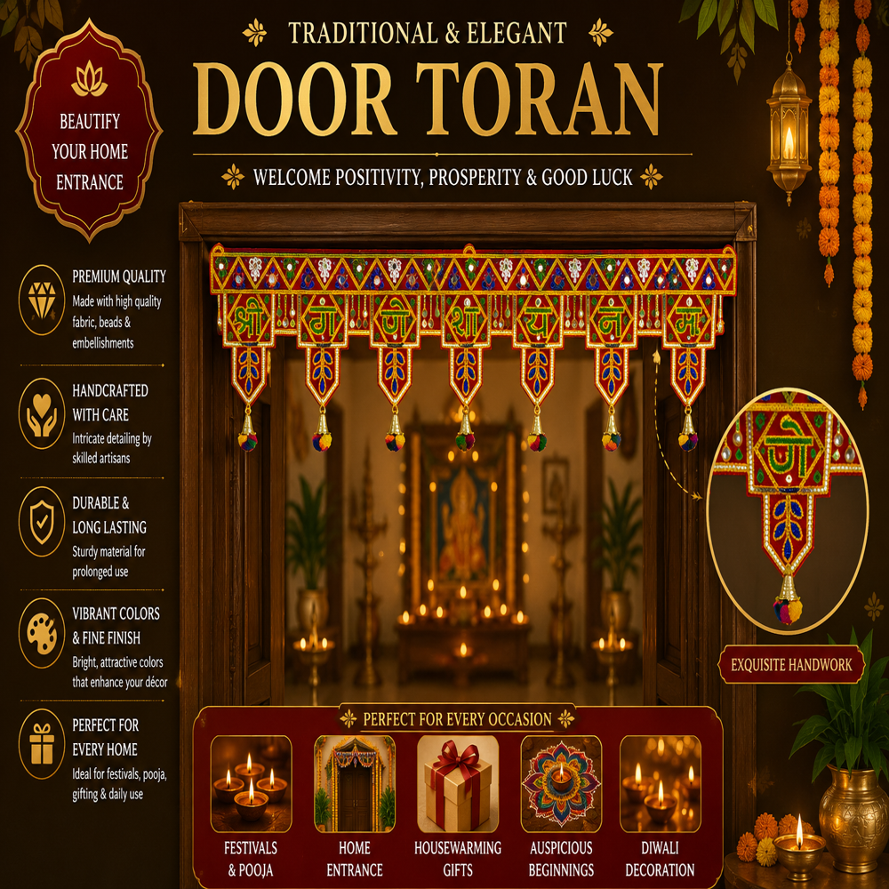 KRISHNA HANDLOOM Attractive Decorative Temple Decor  P 7