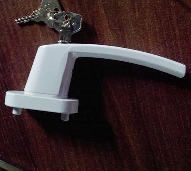 White Durable UPVC Durable Window Handle