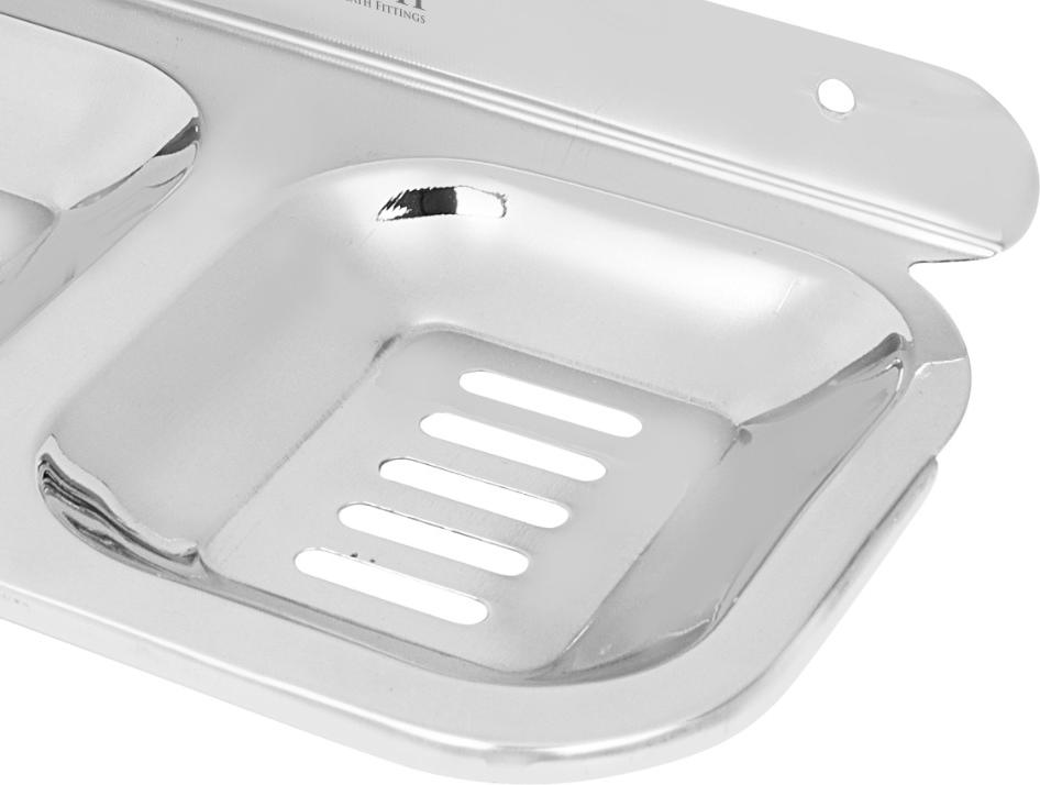 SS Double Soap Dish B.P 2