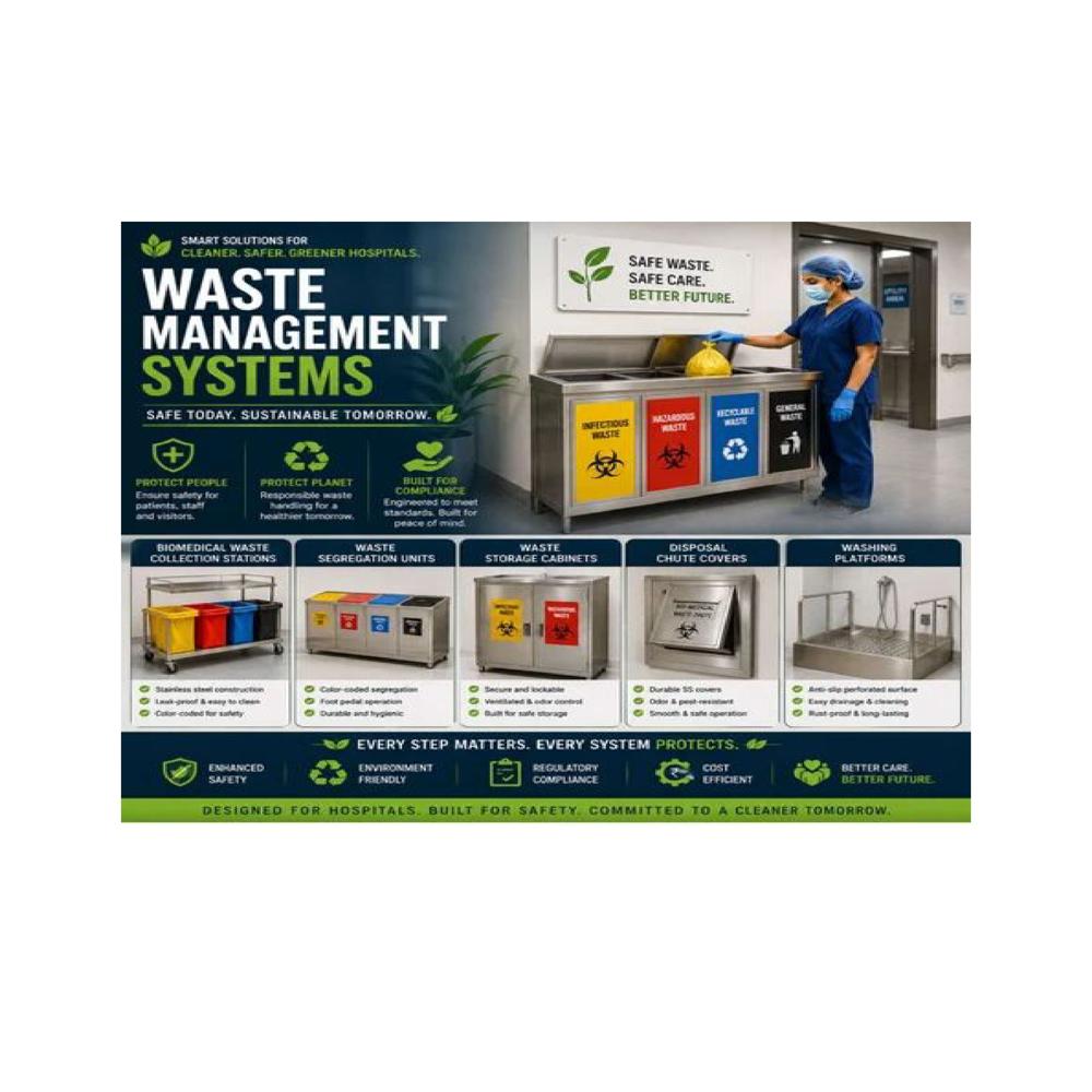 Waste Management Systems Fabrication for Hospitals