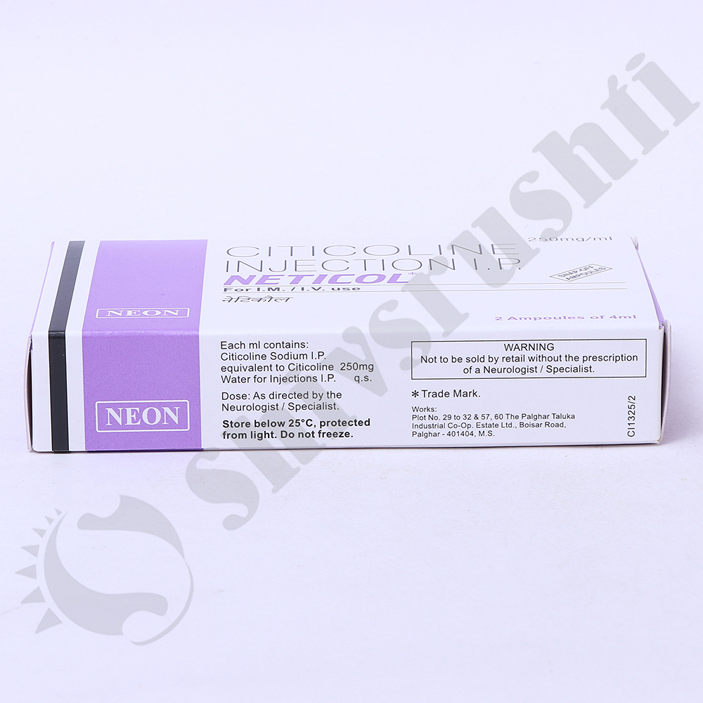 Neticol 250 Mg Injection