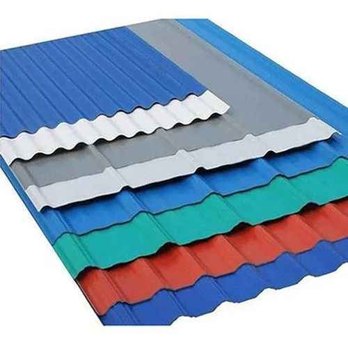 Frp Roofing Sheet - 1-5mm Thickness, Variable Length & Width | Blue Color, 10 Year Warranty For Industrial Roofing Applications