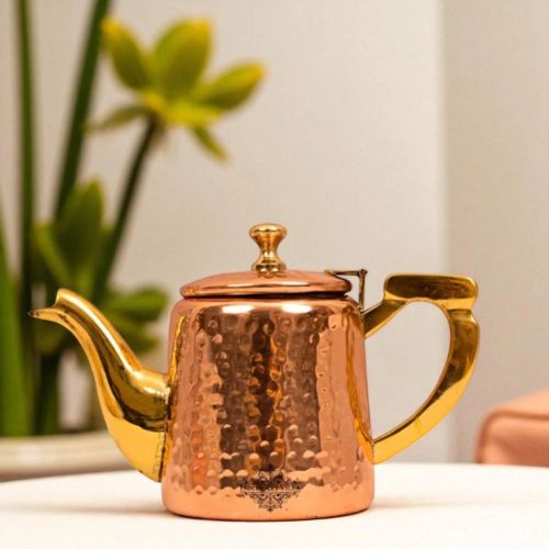 Tea Set ( 3 Pcs Set )-la Coppera Sauce Pan Brass Handle No. 1