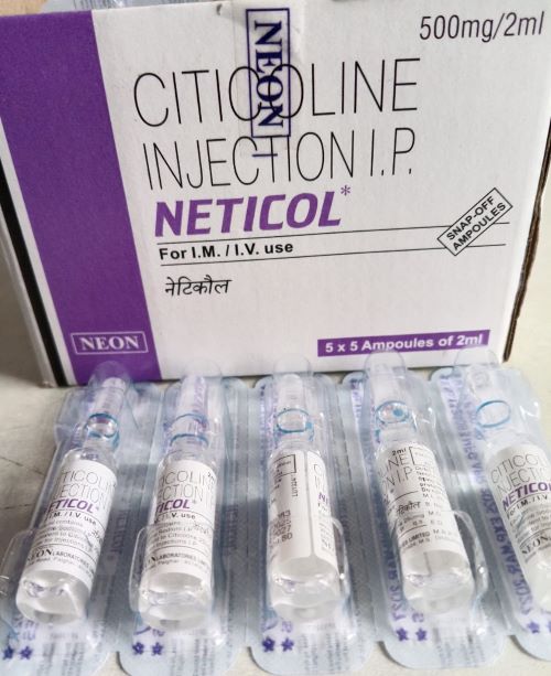 NETICOL 500MG/2ML INJECTION