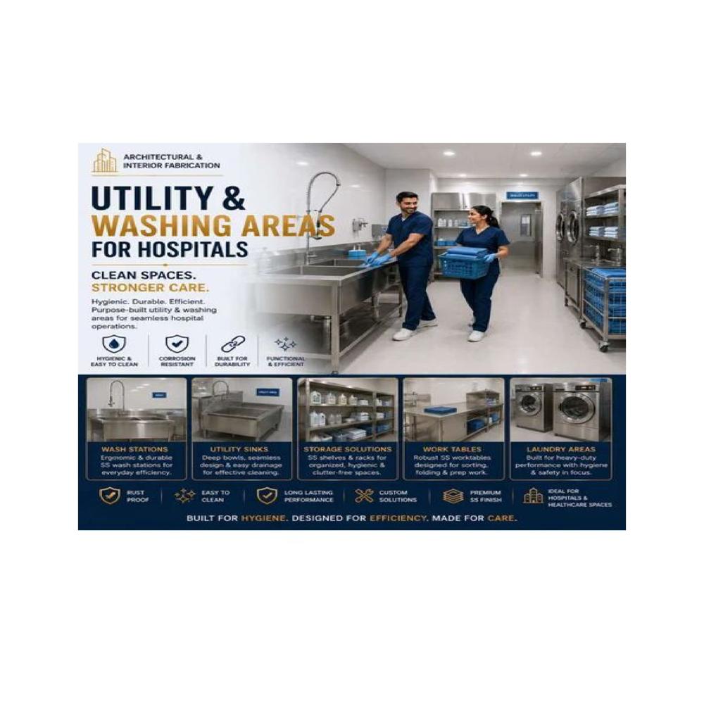 Utility & Washing Area Fabrication Services