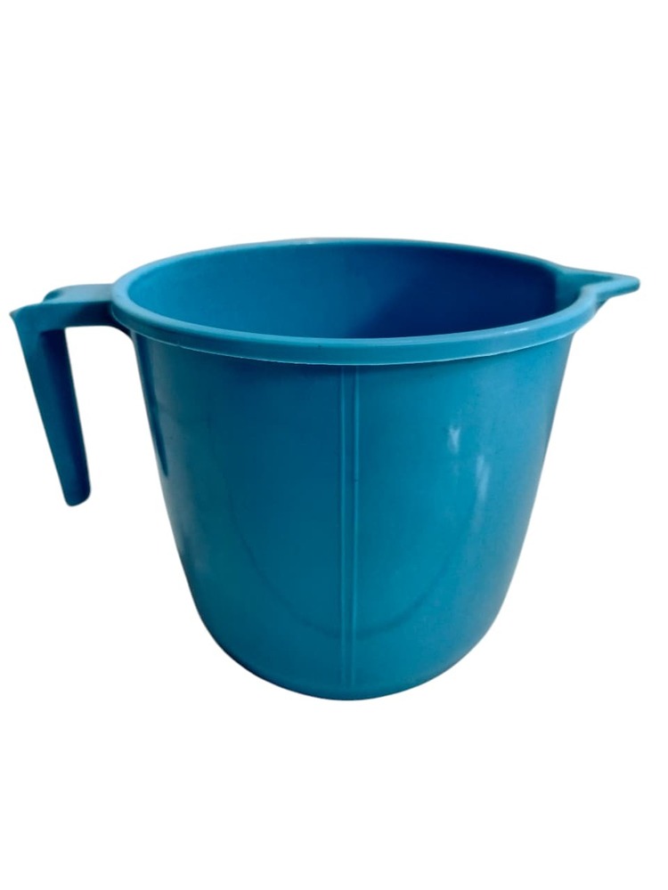 Blue Plastic Bath Mug