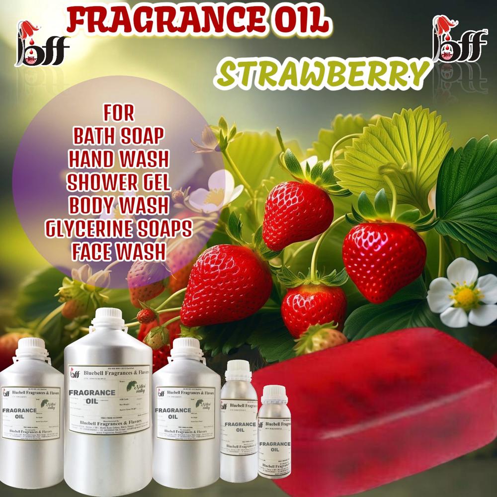 Strawberry Soap Fragrance Oil - Volume: Available In Multiple Sizes (Refer Image: 30Ml