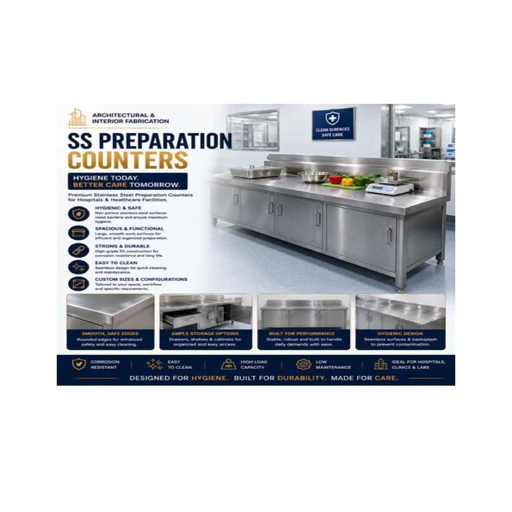 Hospital Kitchen Area Fabrication Solutions