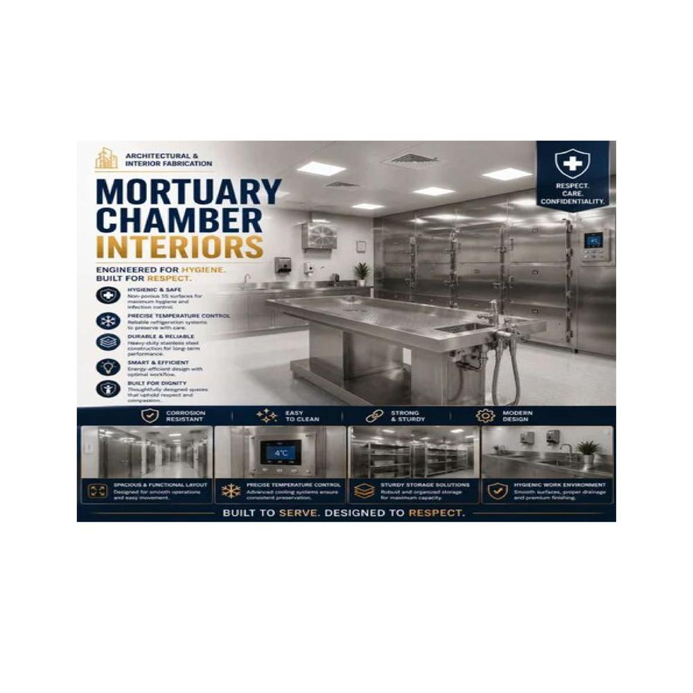 Mortuary & Post-Mortem Area Fabrication Solutions