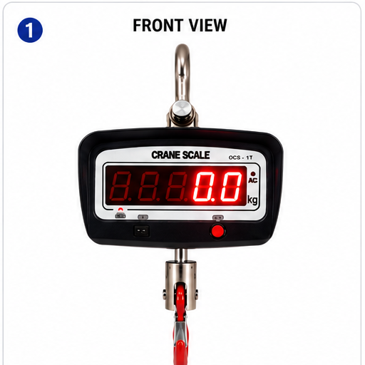 WENSAR Stainless Steel Hanging Scale (60 Kg To 1 Ton)