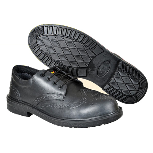 Executive Safety Shoe - Model Brogue - Color: Black