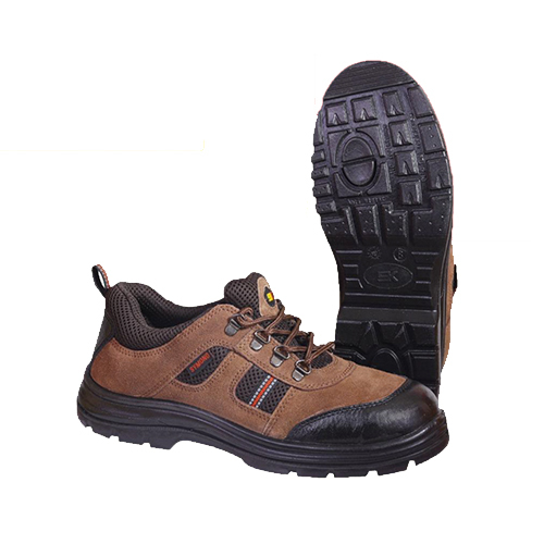 Sporty Look -Safety Shoe -Model Symond - Color: Brown And Black
