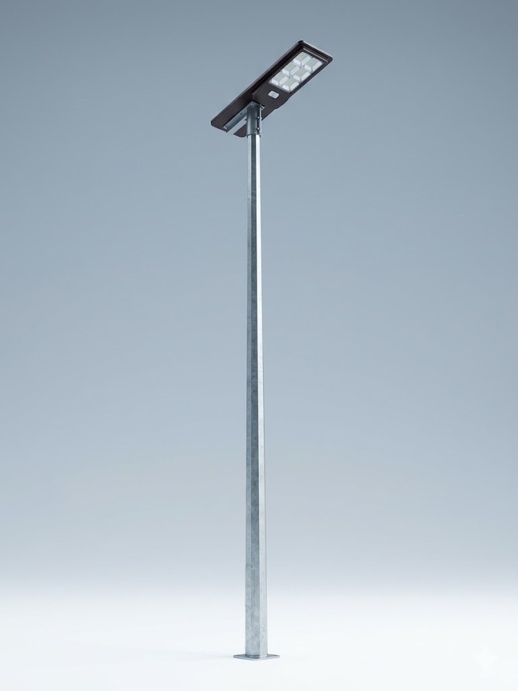 All In One Solar Octagonal Pole