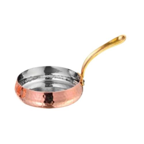 Mini Belly Pan- La Coppera Sauce Pan Brass Handle No. 1