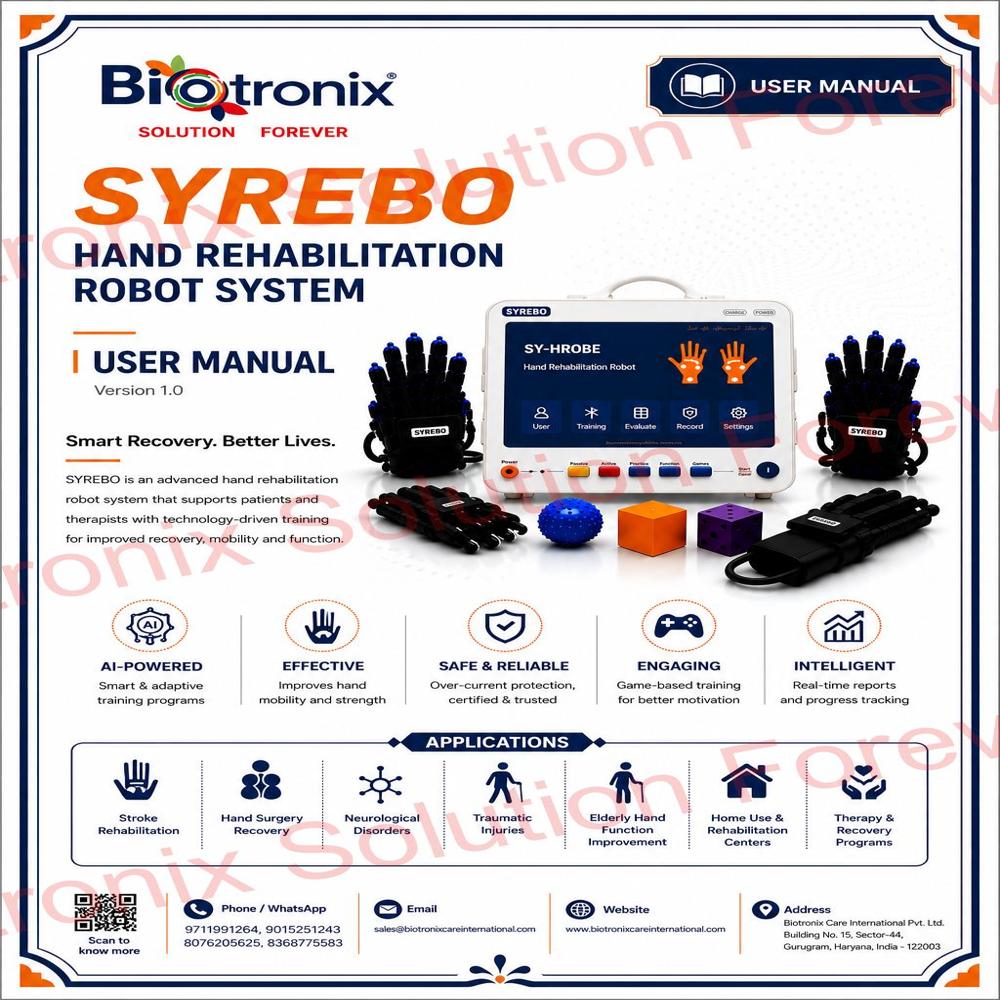 Syrebo Soft Robotic Glove For Hand Mobility Improvement