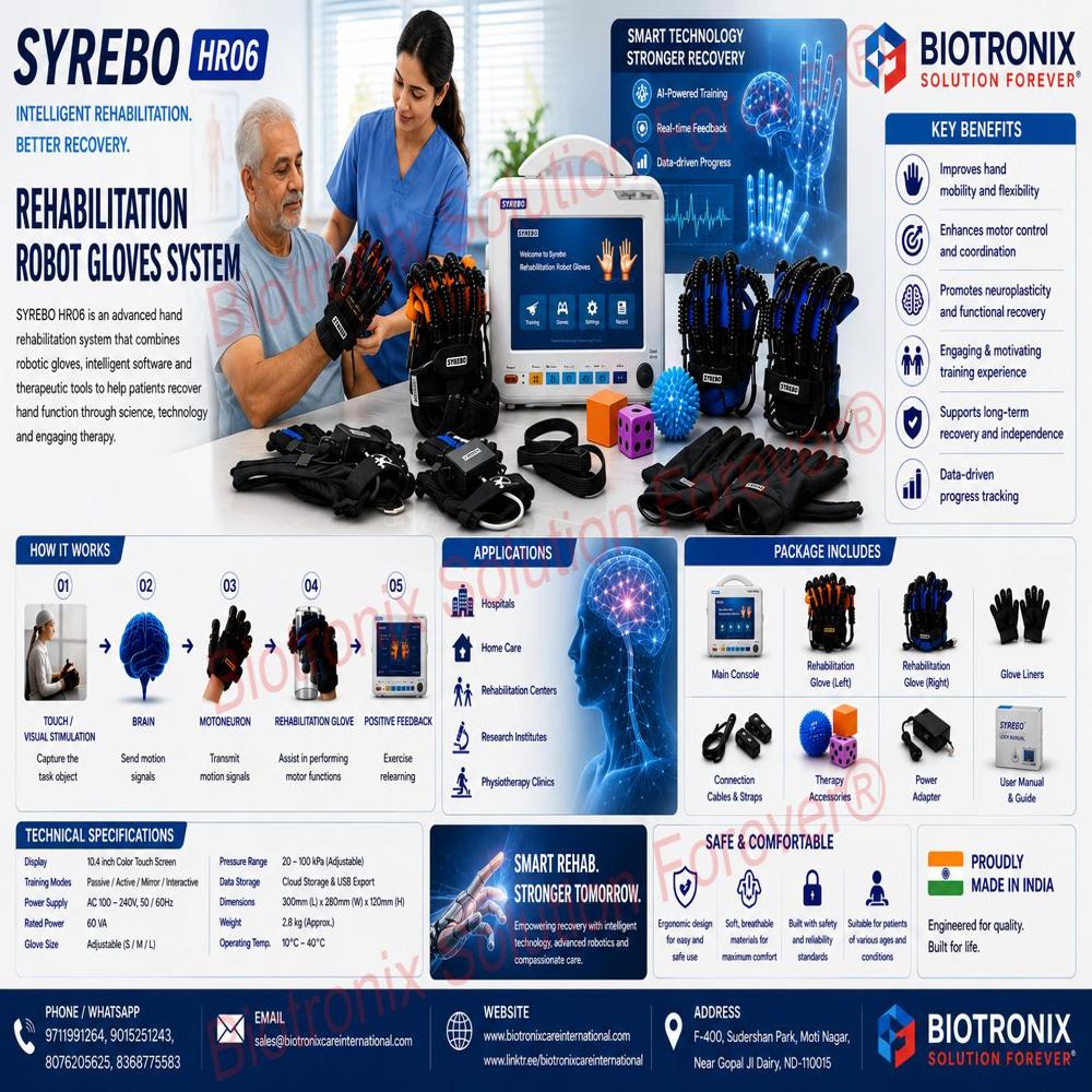 Syrebo Soft Robotic Glove For Hand Mobility Improvement