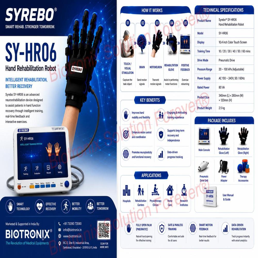 Syrebo Soft Robotic Glove For Hand Mobility Improvement