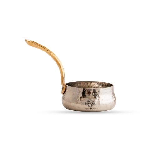 Mini Belly Bowl-la Coppera Sauce Pan Brass Handle No. 1