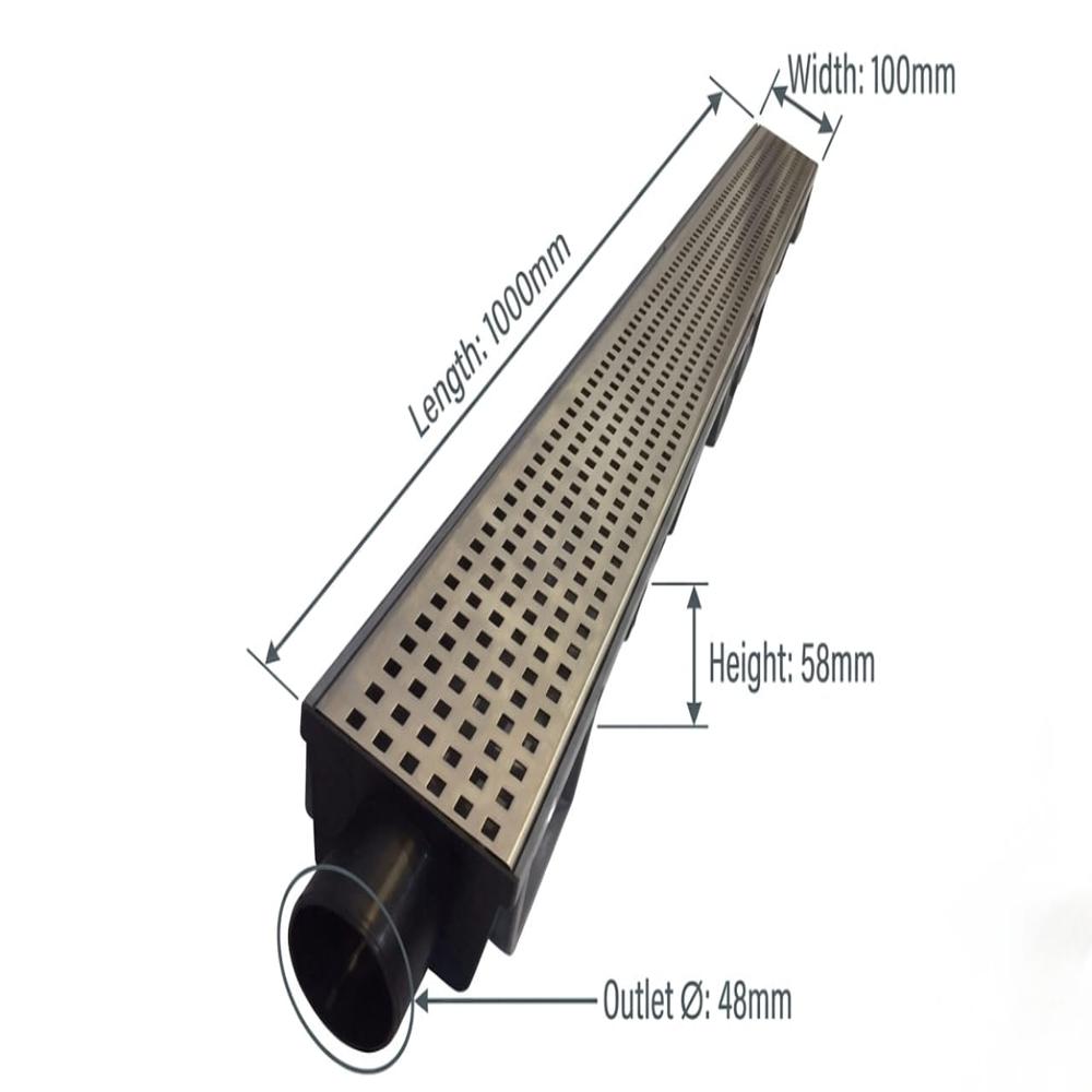 PVC & SS Channel Drain for Outdoor & Indoor Use