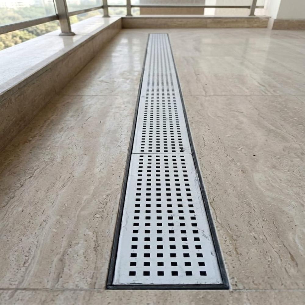PVC & SS Channel Drain for Outdoor & Indoor Use