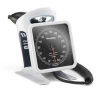 767 Desk Aneroid Sphygmomanometer - High-impact Plastic & Metal, 24x19x14 Cm, White/black | 6-inch Analog Dial, Latex-free Cuff, 360â° Rotating Gauge