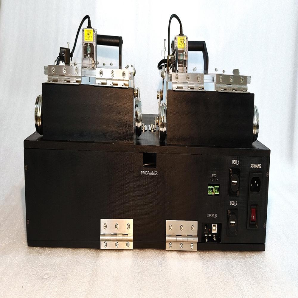 Energy Meter Testing Jig - Stainless Steel & Acrylic, 500x350x220mm, Dual-channel Calibration | Isolated Testing, Digital Voltage Display, Over-current Protection