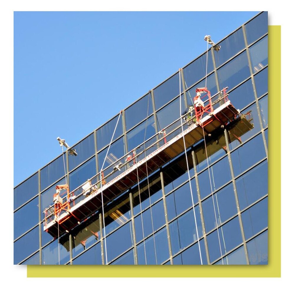 Commercial Scaffolding Services - Color: Blue