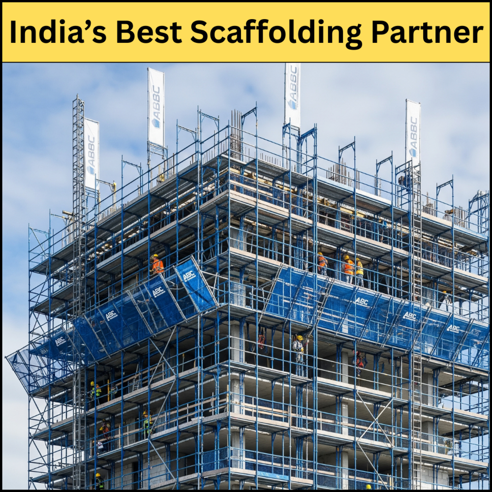 Commercial Scaffolding Services - Color: Blue