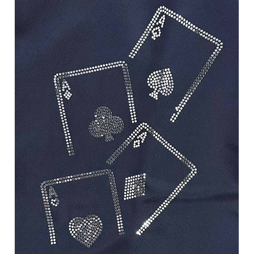 Cards Rhinestone Suits - Length: Varies By Application