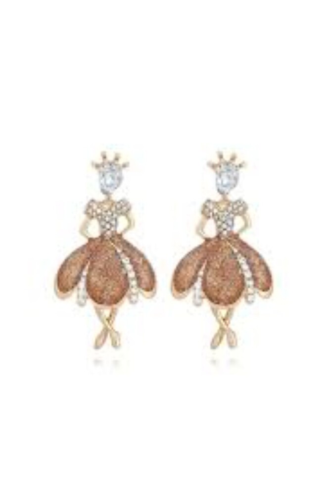 Ballerina Sparkle Dangles Earrings