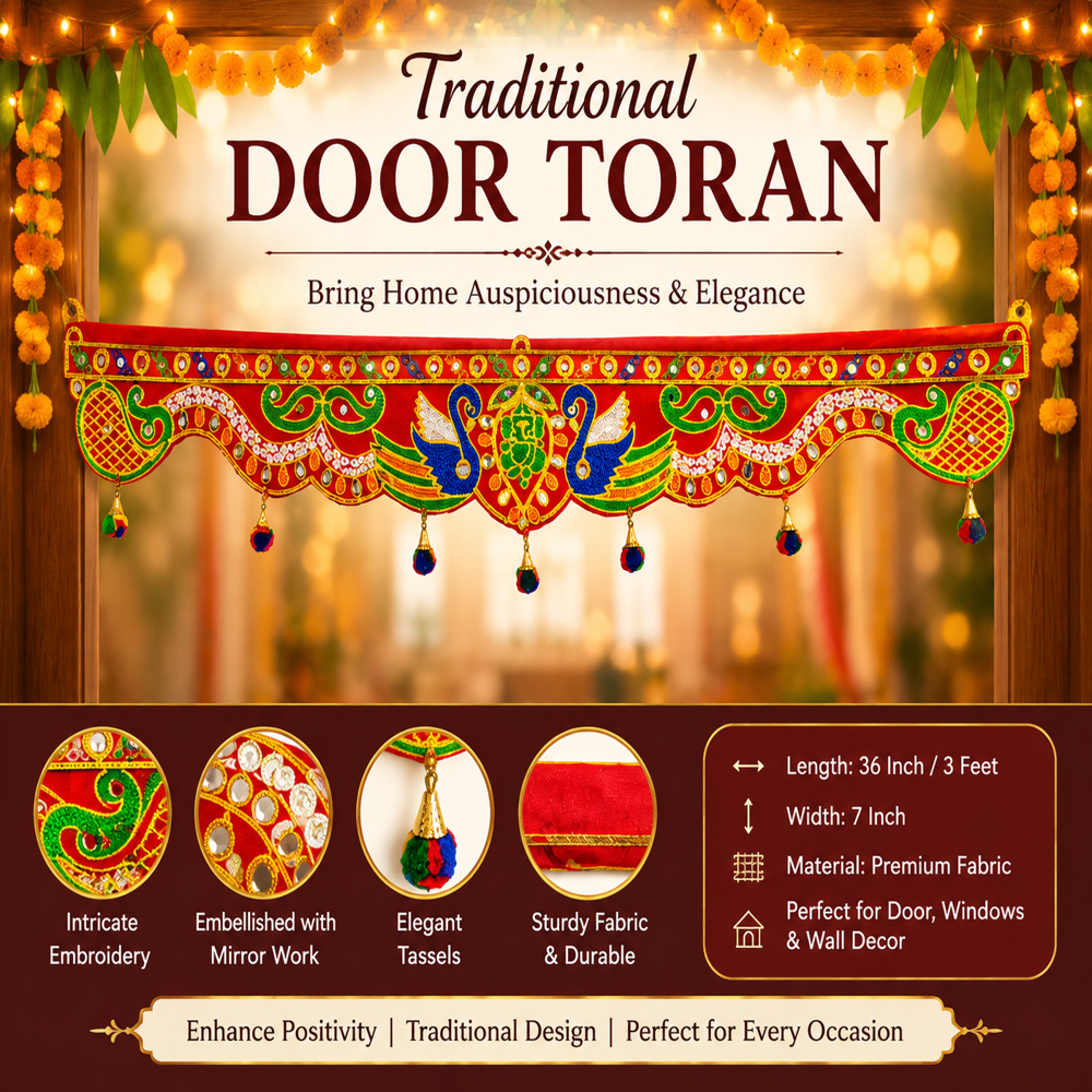 KRISHNA HANDLOOM Elegant Decorative Traditional Bandarwal  Q 7