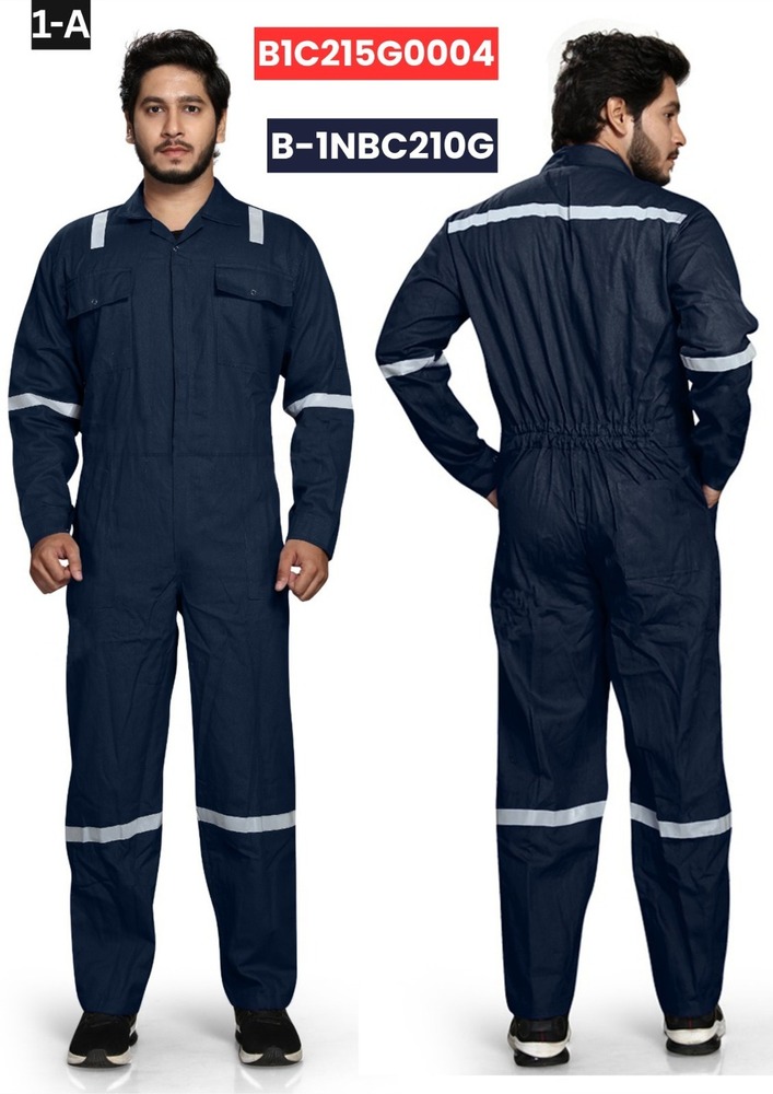 Navy Blue Industrial Coverall